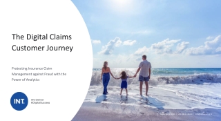 Insurance Digital Claim Journey – Analytics Overlay