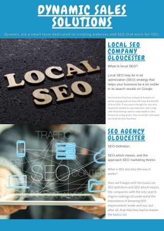 SEO Agency Gloucester | Dynamic Sales Solutions