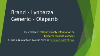 Lynparza Olaparib Cost, Dosage, Uses, Side Effects