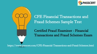 CFE Financial Transactions and Fraud Schemes Exam Dumps