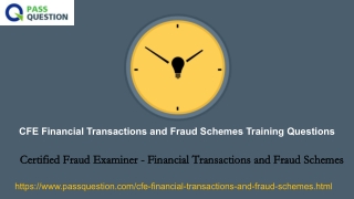 CFE Financial Transactions and Fraud Schemes Exam Questions