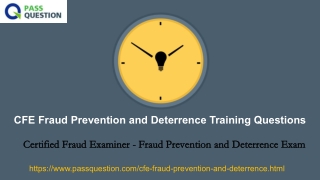 CFE Fraud Prevention and Deterrence Exam Questions