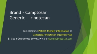 Irinoteca Irinotecan Injection Cost, Dosage, Uses, Side Effects