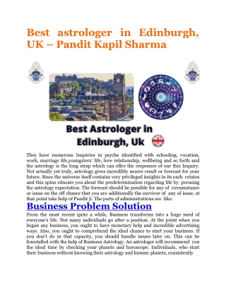 Best Astrologer in Edinburgh, UK  44-7441-447172