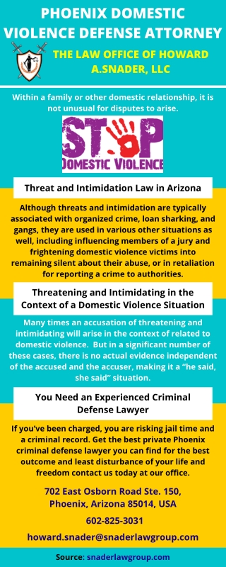 Phoenix Domestic Violence Defense Attorney