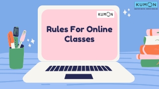 Online Classes - Tips to follow during Online sessions