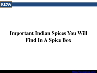 Important Indian Spices You Will Find In A Spice Box