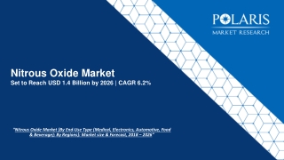 Nitrous Oxide Market By Regions, Segment Forecast, 2020 - 2026