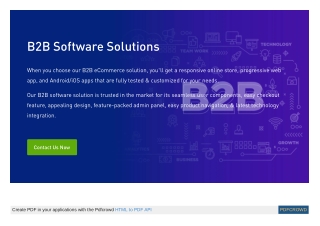 Custom B2B & B2C Portal Development Company