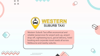 Western Suburb Taxi