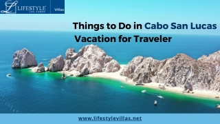 Things to Do in Cabo San Lucas Vacation for Traveler