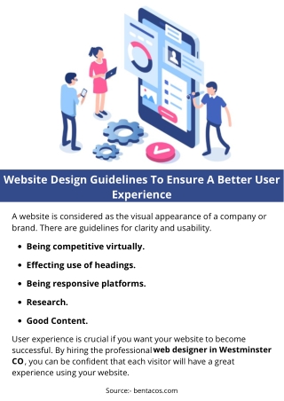Website Design Guidelines To Ensure A Better User Experience