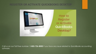 Register or Activate QuickBooks Desktop 1-855-726-8002
