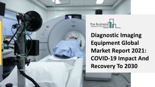 Diagnostic Imaging Equipment Market Detailed Analysis With Regional Forecast, 2021-25