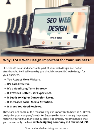 Why Is SEO Web Design Important for Your Business?
