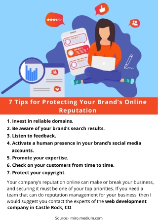 7 Tips for Protecting Your Brand’s Online Reputation