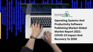 Operating Systems And Productivity Software Publishing Market Dynamics, Forecast, Analysis And Supply Demand 2021-2025