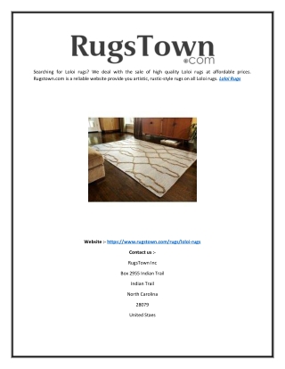 Loloi Rugs | Rugstown.com