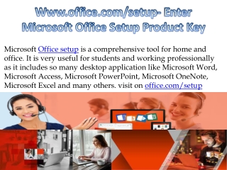 Www.office.com/setup- Enter Microsoft Office Setup Product Key