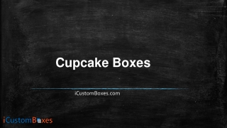 Best Cupcake Boxes wholesale at iCustomBoxes