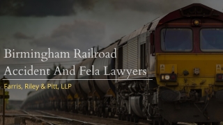 Birmingham Railroad Accident And Fela Lawyers