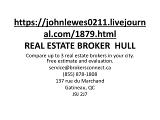 REAL ESTATE BROKER