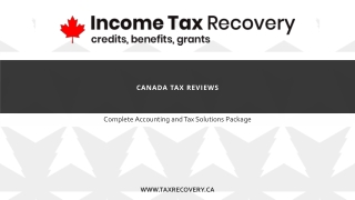 Canada Tax Reviews