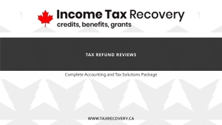 Tax Refund Reviews