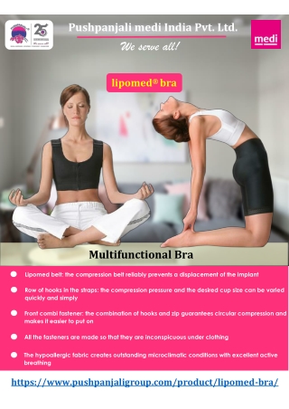 lipomed® bra | Pushpanjali medi India Pvt Ltd