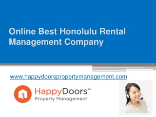 Online Best Honolulu Rental Management Company - www.happydoorspropertymanagement.com