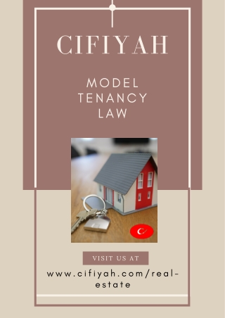 Real Estate - What is Model Tenancy Law?