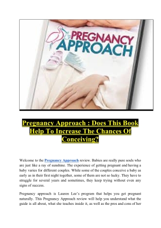 Pregnancy Approach