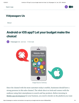 Android or iOS app? Let your budget make the choice!