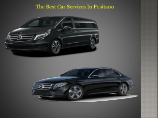 The Best Car Services In Positano