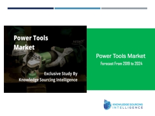 Exclusive Study on Power Tools Market