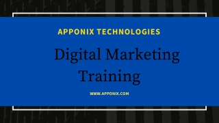 Digital Marketing Training