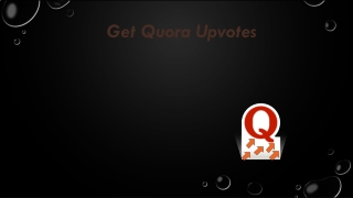 Become Better with Quora Upvotes