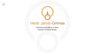 Heidi Jarvis-Grimes - A Highly Organized Professional