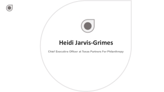 Heidi Jarvis-Grimes - Provides Consultation in Public Speaking