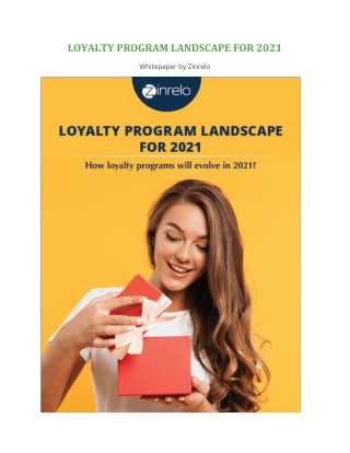 Whitepaper - Loyalty Program Landscape 2021