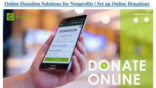 Online donations for charity - Set up Online Donations