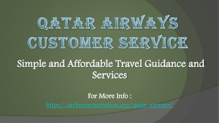 Qatar Airways Customer Service-For Your Traveling Queries