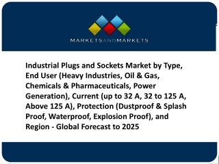 [219 Pages Report] Industrial Plugs and Sockets Market Overview