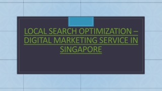 Google optimization – Digital Marketing Agency in Singapore