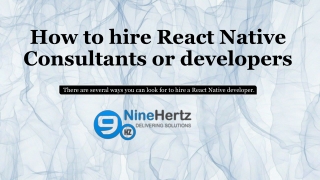 hire react developer
