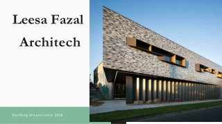 Architects In Las Vegas - Leesa Fazal