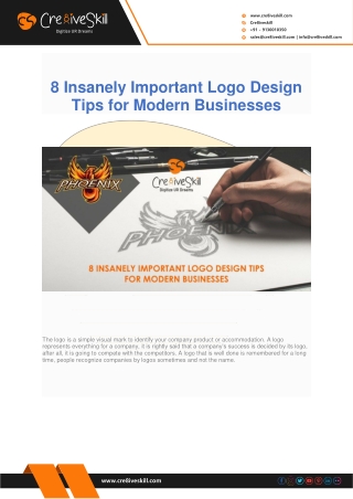 8 Insanely Important Logo Design Tips for Modern Businesses