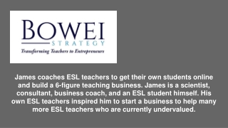 English Classes Online - Bowei Strategy