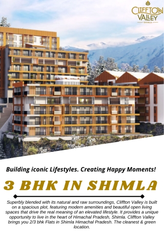 3 bhk in Shimla
