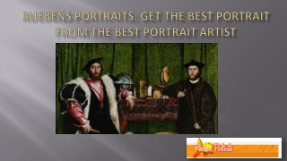 Ruebens Portraits: Get the Best Portrait from the Best Portrait Artist